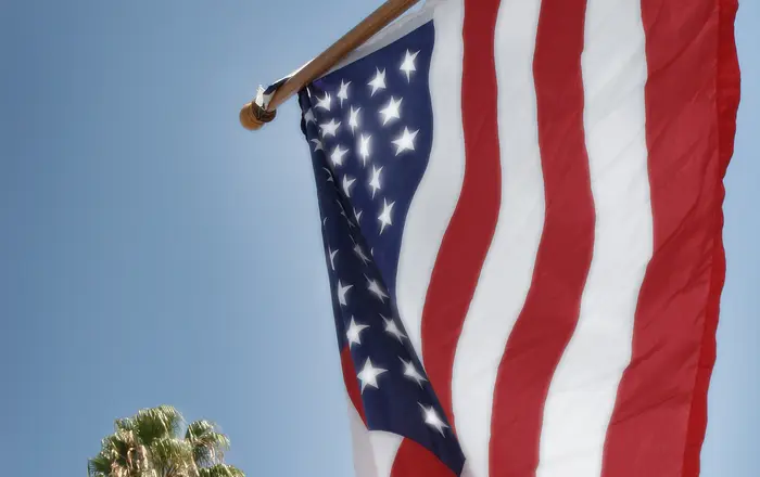 American Flag on 9 11+5 years