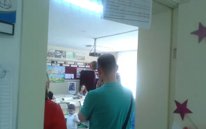 Voting booths in Turkey